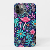 Neon Psychedelic Mushroom Forest Dream Case-Mate iPhone Hülle (Rückseite)