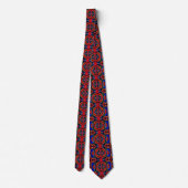 Neon Psychedelic Neck Tie Krawatte (Rückseite)
