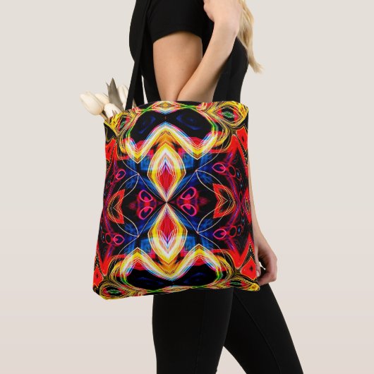 Neon Psychedelic Tote Bag Tasche (Von Nahem)