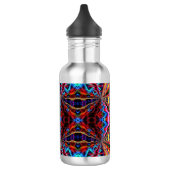 Neon Psychedelic Water Flasche 2 Edelstahlflasche (Links)