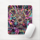 Neon-psychedelische Luxus-Lounge-Kunst Mousepad (Mit Mouse)