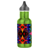 Neon-Psychedelische Wasserflasche 1 (Links)