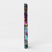 Neon-Psychedelischer-Luxus-Lounge-Art Case-Mate iPhone Hülle (Hinten/Links)