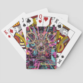 Neon-Psychedelischer-Luxus-Lounge-Art Spielkarten