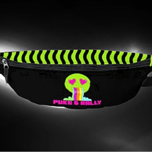 Neon Puke & Kundgebung Fanny Pack | Funny Party Bauchtasche