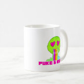 Neon Puke & Rally Classic Tasse | Party Comeback (VorderseiteRechts)