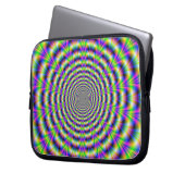 Neon Puls Laptop Sleeve (Vorderseite Links)