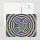 Neon Puls Postkarte (Vorne/Hinten)