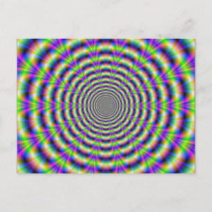 Neon Puls Postkarte