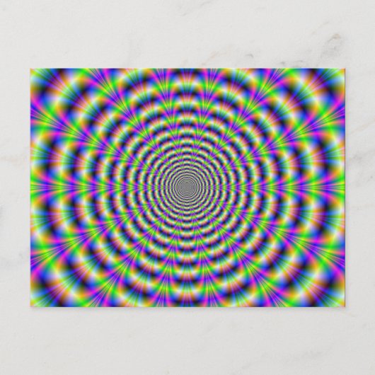 Neon Puls Postkarte (Vorderseite)