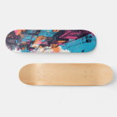 Neon Pulse Skateboards: Erkunden Sie Ihren Weg mit Skateboard (Horizontal)