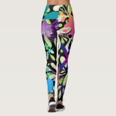 Neon Pulssignatur Leggings (Rückseite)