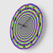 Neon Pulswand Uhr (Winkel)