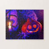 Neon pumpkins puzzle (Horizontal)