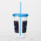 Neon Purim Acryltrinkbecher (Rechts)