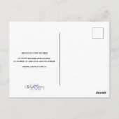 Neon Purim Card Postkarte (Rückseite)