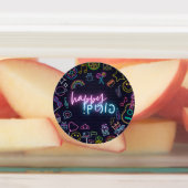 Neon Purim Etiketten (Befestigt)