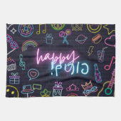 Neon Purim Geschirrtuch (Horizontal)