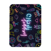Neon Purim Magnet (Vertikal)