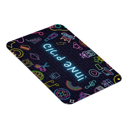 Neon Purim Magnet (Rechte Seite)
