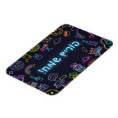 Neon Purim Magnet (Linke Seite)
