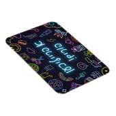 Neon Purim Magnet (Rechte Seite)