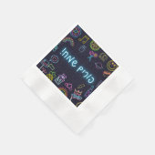 Neon Purim Serviette (Ecke)
