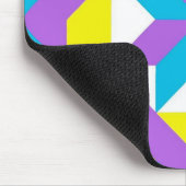Neon Quilt Square Mouse Pad Mousepad (Ecke)