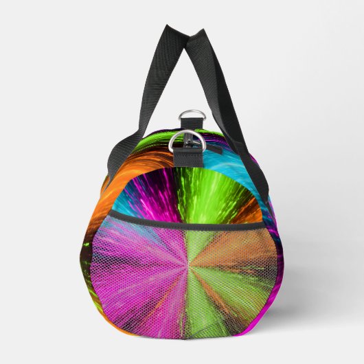 Neon Radial Burst Explosion Duffle Bag (Rechts)