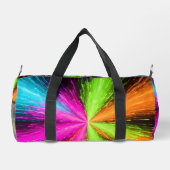 Neon Radial Burst Explosion Duffle Bag (Rückseite)