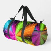 Neon Radial Burst Explosion Duffle Bag (Rechte Ecke)
