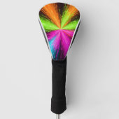 Neon Radial Burst Explosion Golf Headcover (Vorderseite)