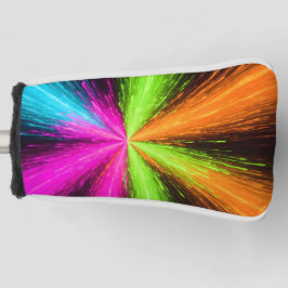 Neon Radial Burst Explosion Golf Headcover