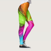 Neon Radial Burst Explosion Leggings (Rechts)