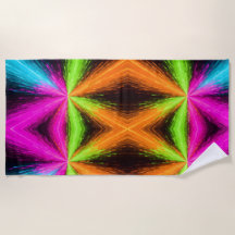 Neon Radial Burst Explosion