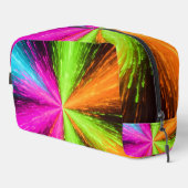 Neon Radial Burst Explosion Waschbeutel (Rechte Ecke)