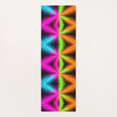 Neon Radial Burst Explosion Yogamatte (Rückseite)
