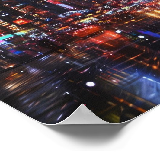 Neon Rain: Der Puls der Nacht in der Stadt Poster (Ecke)