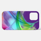 Neon Rainbow Abstract Design Case-Mate iPhone Case (Rückseite (Horizontal))