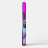 Neon Rainbow Abstract Design Case-Mate iPhone Case (Rückseite / Rechts)
