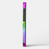 Neon Rainbow Abstract Design Case-Mate iPhone Case (Rückseite / Links)