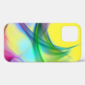 Neon Rainbow Abstract Design Case-Mate iPhone Case (Rückseite (Horizontal))