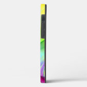 Neon Rainbow Abstract Design Case-Mate iPhone Case (Rückseite / Links)
