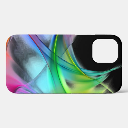 Neon Rainbow Abstract Design Case-Mate iPhone Hülle (Rückseite (Horizontal))