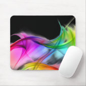 Neon Rainbow Abstrakt Mousepad (Mit Mouse)