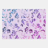 Neon Rainbow Botanischer Eukalyptus Geschenkpapier Set (Vorderseite 2)
