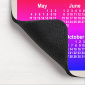 Neon Rainbow Calendar 2025 von Janz Two Tone Mousepad (Ecke)