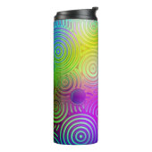 Neon Rainbow Design Thermosbecher (Nach links gedreht)