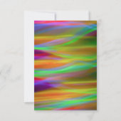 Neon Rainbow Einladung (Rückseite)