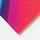 Neon Rainbow Gateway Fleecedecke (Ecke)